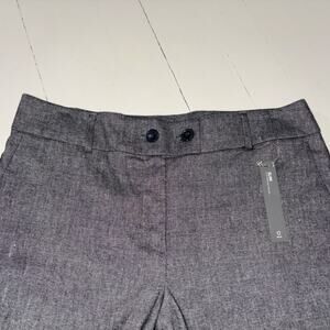 Loft Dress Linen Pant With Double Button Front 12 Petite Slim Cut